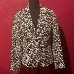 Monroe & Main black and white blazer. NWOT